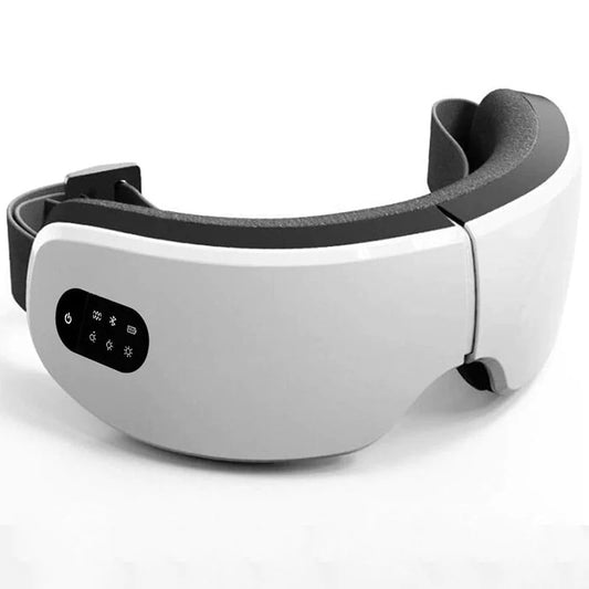 Massaging and heating eye mask